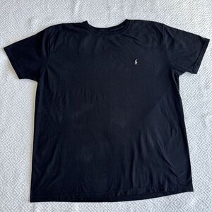 Polo Ralph Lauren Men's Black Mini Horse Crew Neck Casual Pullover T-Shirt L
